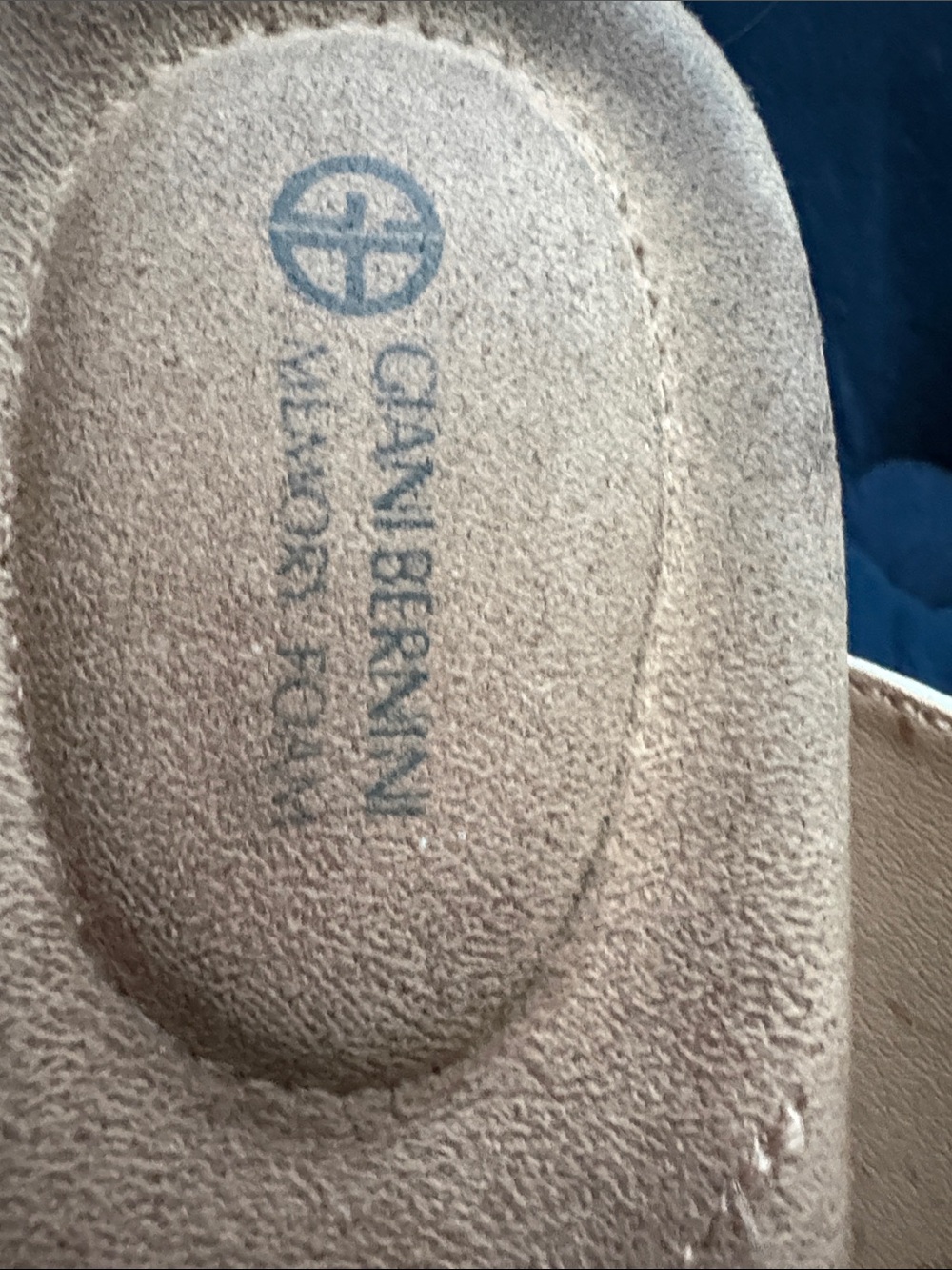 Gianni Bini White Textured Toe-Post Sandals with Buckle Accent - Picture 4 of 5